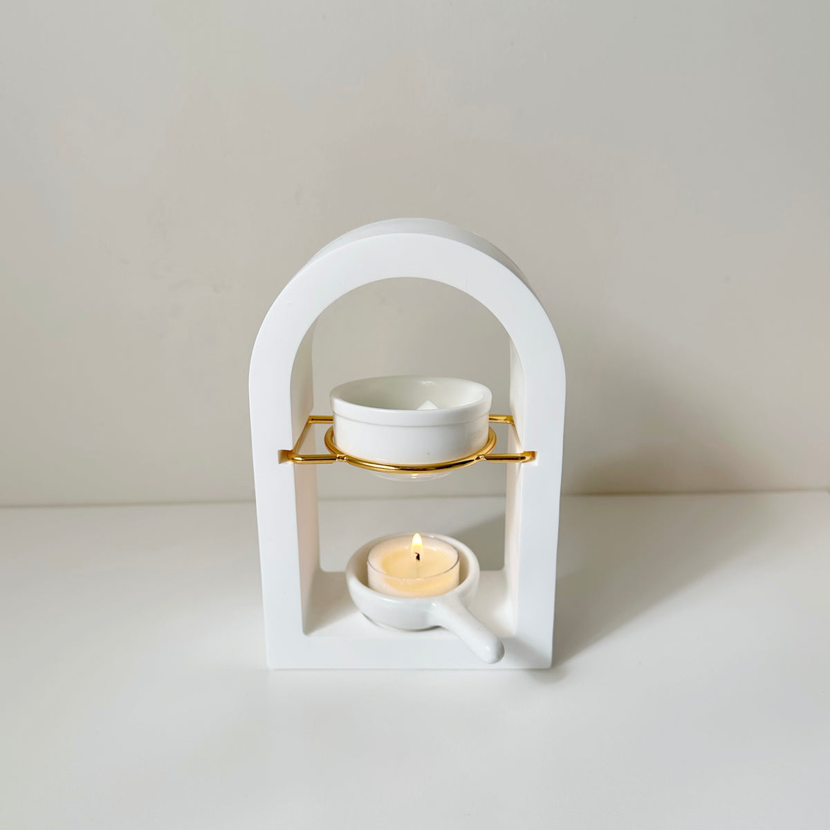 Kit quemador Arco + Wax Melts 60g + Velitas de té